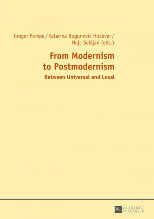 Cover of the book From Modernism to Postmodernism by , Peter Lang