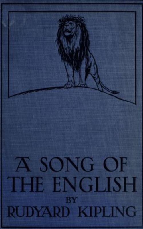 Cover of the book A Song of the English by Rudyard Kipling, anboco