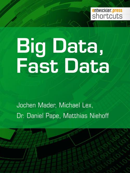 Cover of the book Big Data, Fast Data by Jochen Mader, Michael Lex, Dr. Daniel Pape, Matthias Niehoff, entwickler.press