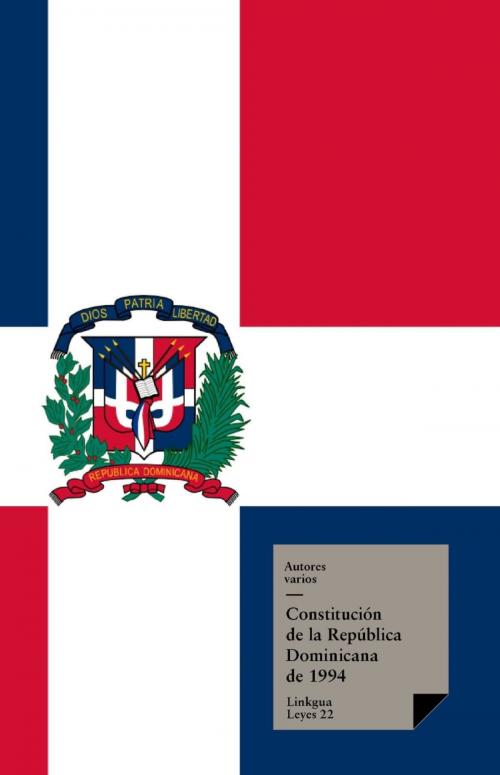 Cover of the book Constitución de la República Dominicana de 1994 by Autores varios, Red ediciones