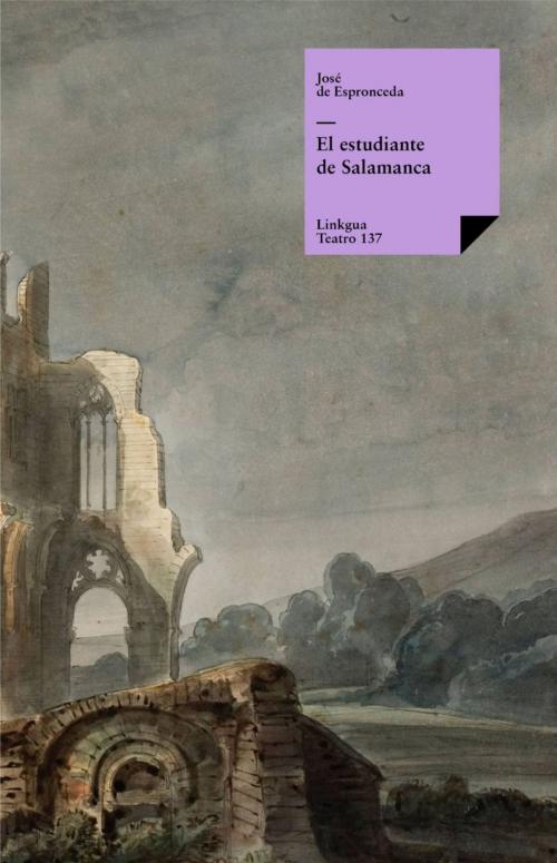 Cover of the book El estudiante de Salamanca by José de Espronceda, Red ediciones