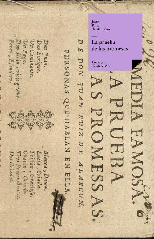 Cover of the book La prueba de las promesas by Juan Ruiz de Alarcón y Mendoza, Red ediciones