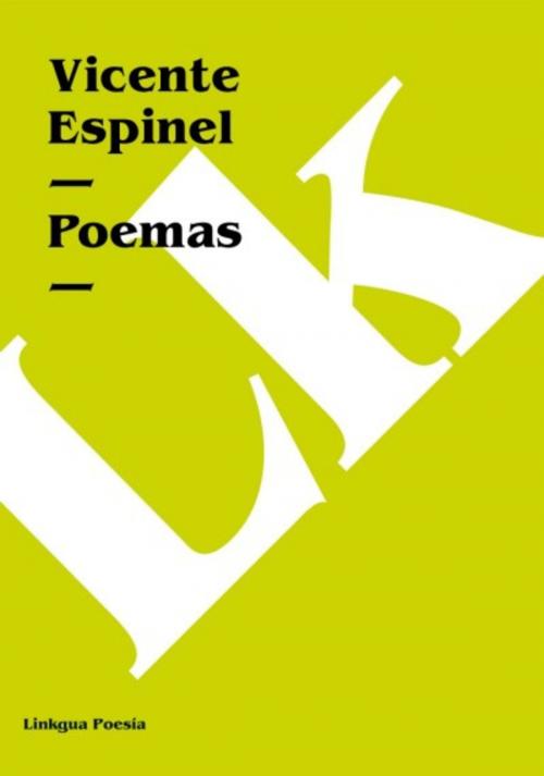 Cover of the book Poemas by Vicente Espinel, Red ediciones