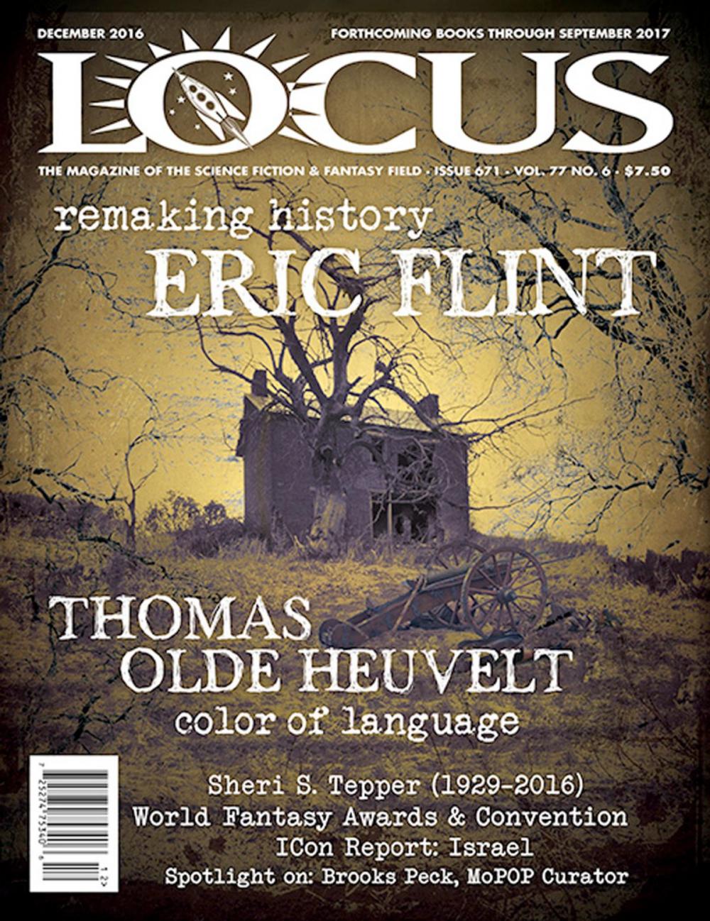 Big bigCover of Locus Magazine, Issue #671, December 2016
