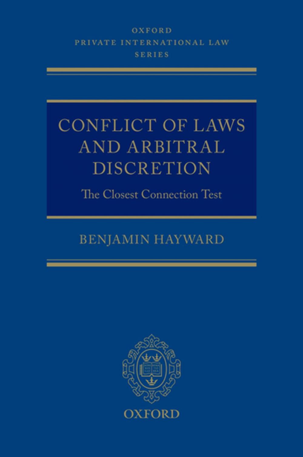 Big bigCover of Conflict of Laws and Arbitral Discretion