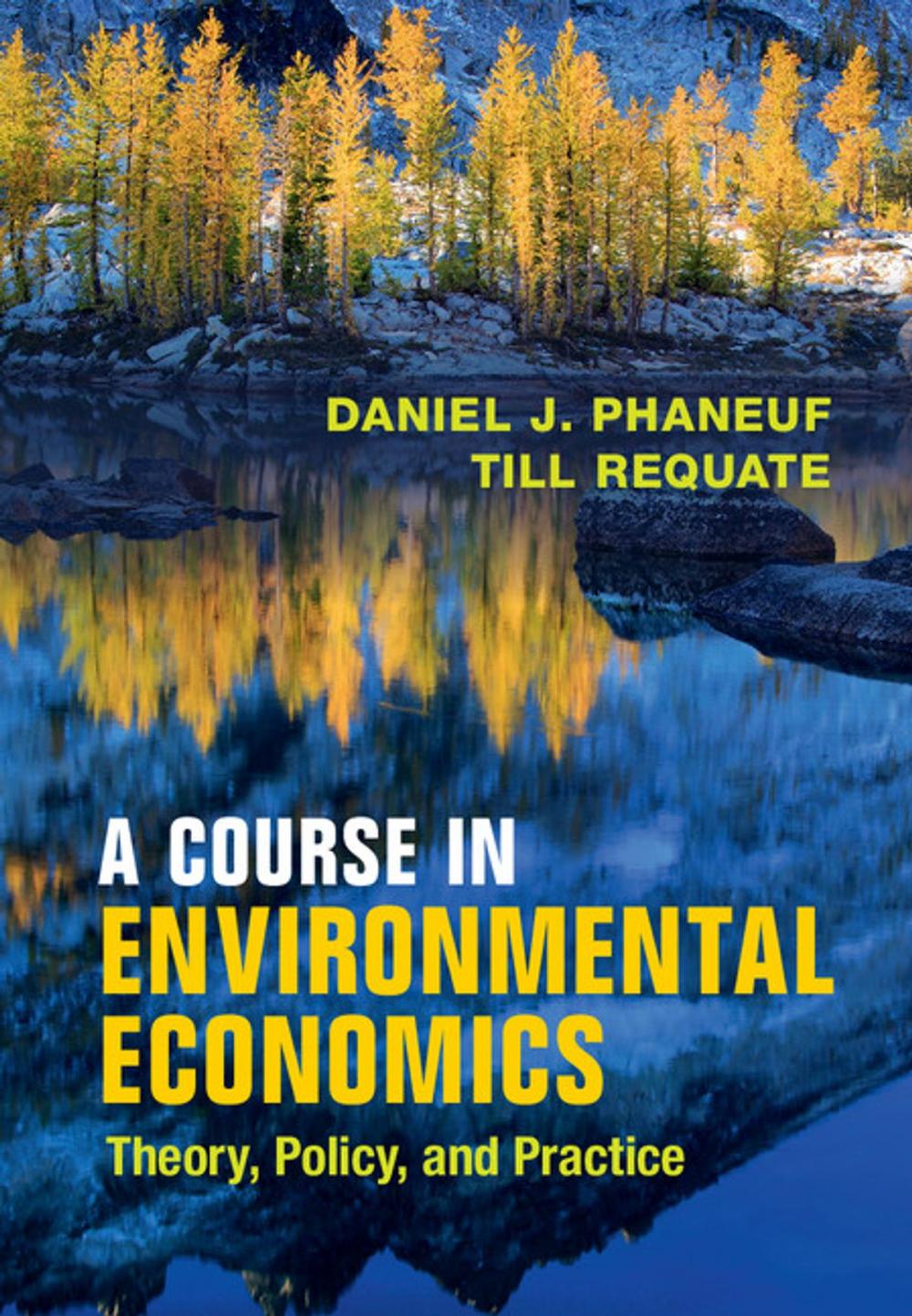Big bigCover of A Course in Environmental Economics