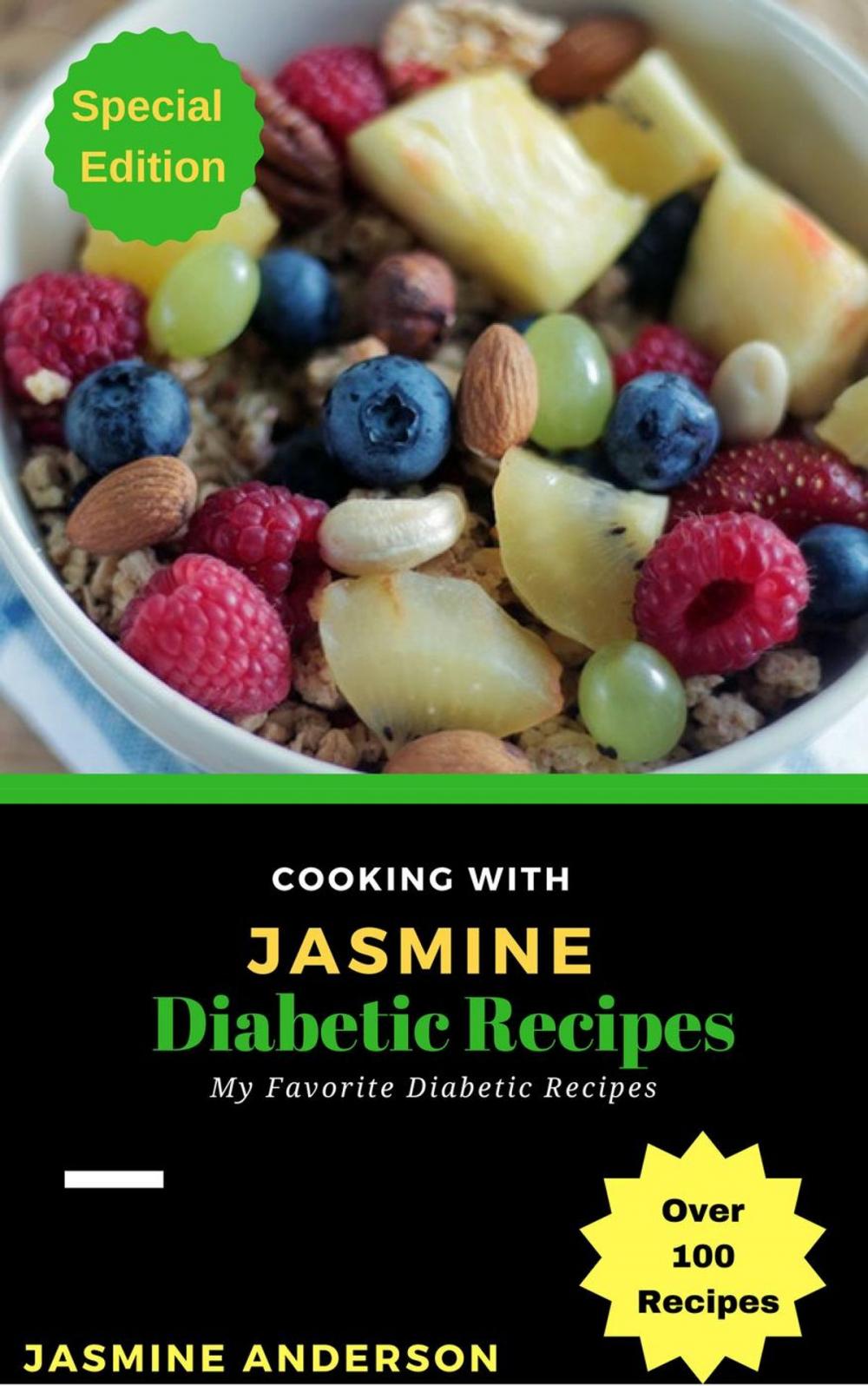 Big bigCover of Cooking with Jasmine: Diabetic Recipes