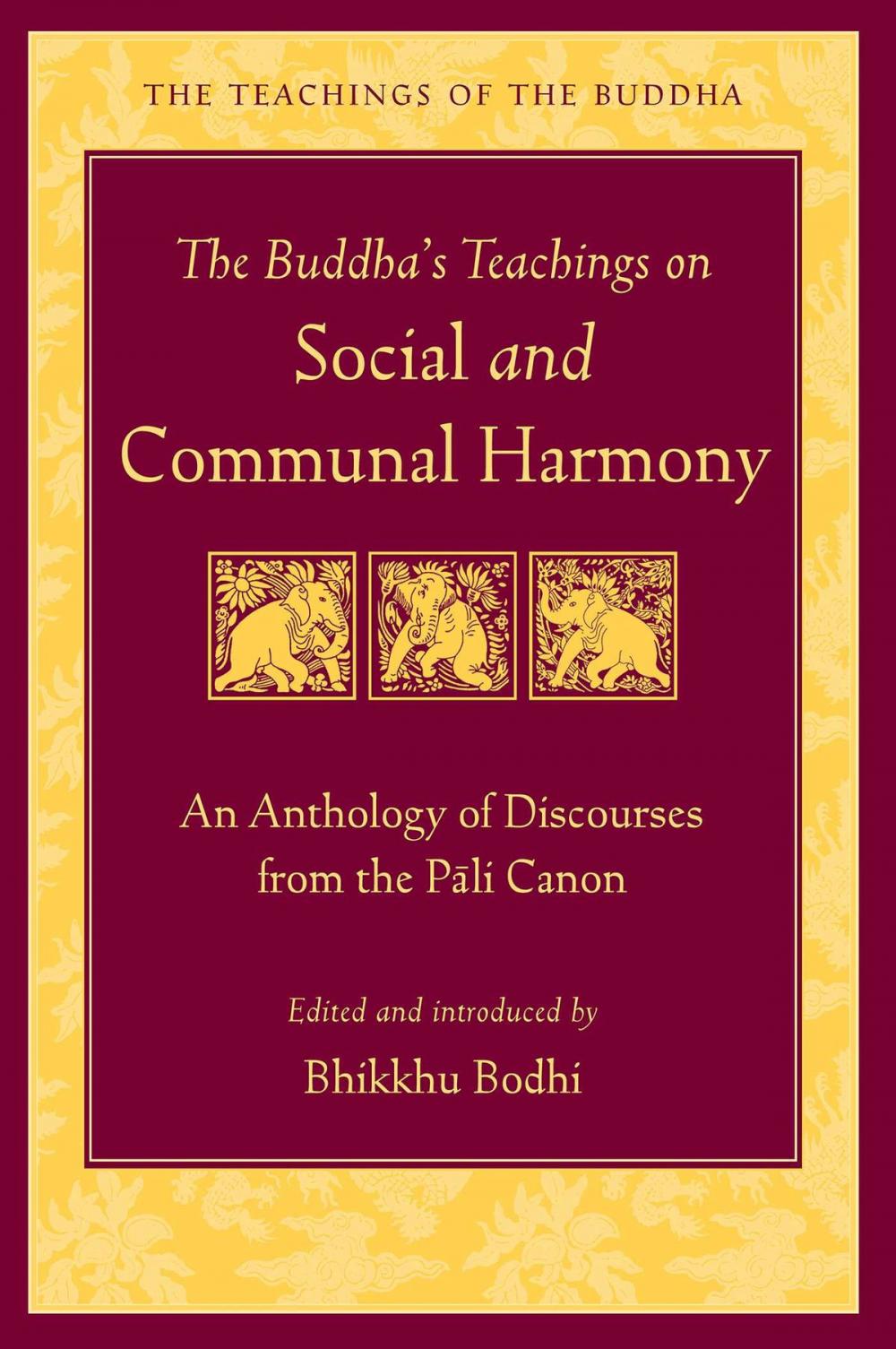 Big bigCover of The Buddha's Teachings on Social and Communal Harmony