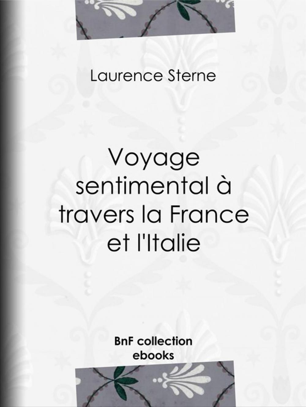 Big bigCover of Voyage sentimental à travers la France et l'Italie