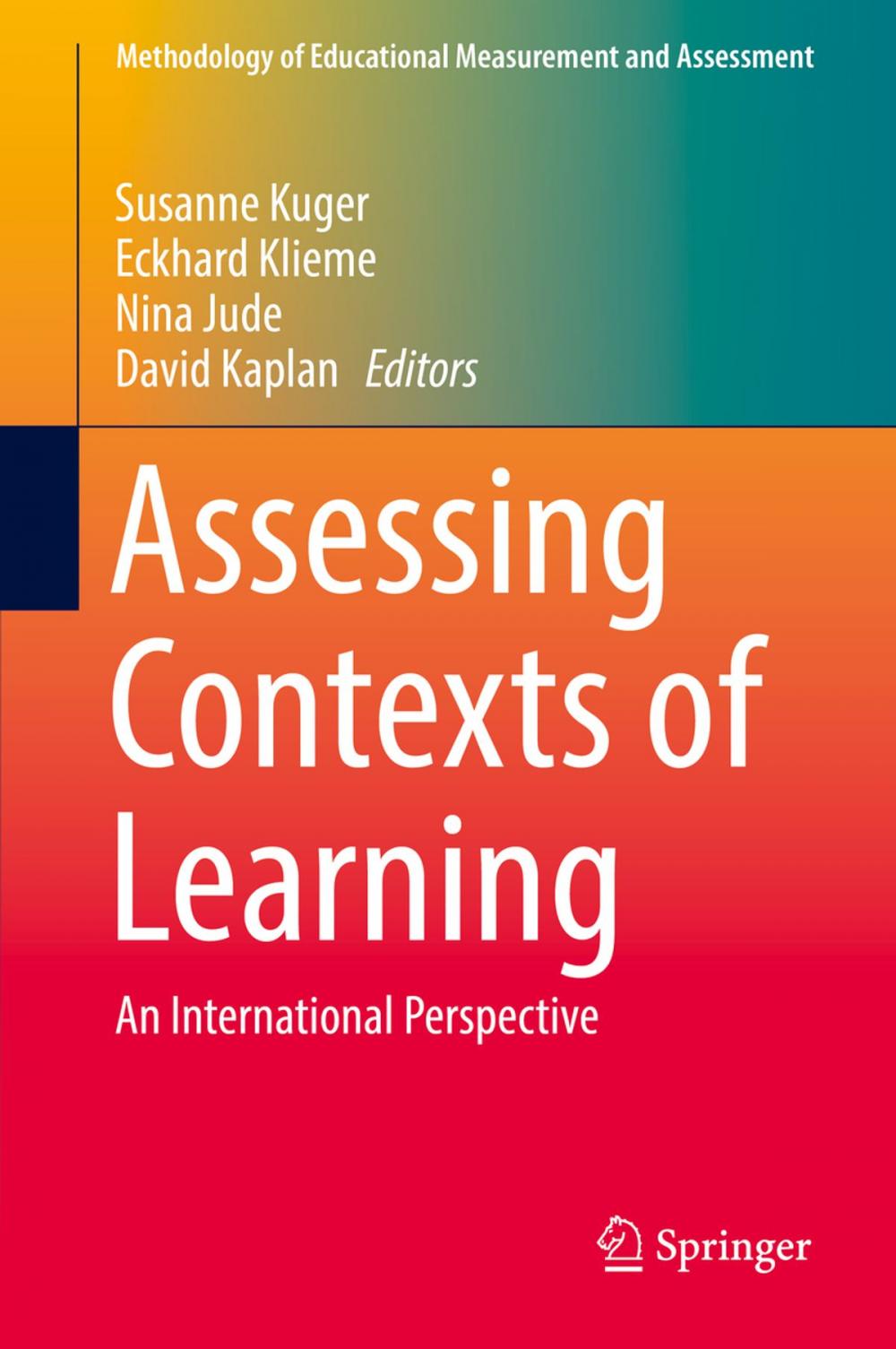 Big bigCover of Assessing Contexts of Learning
