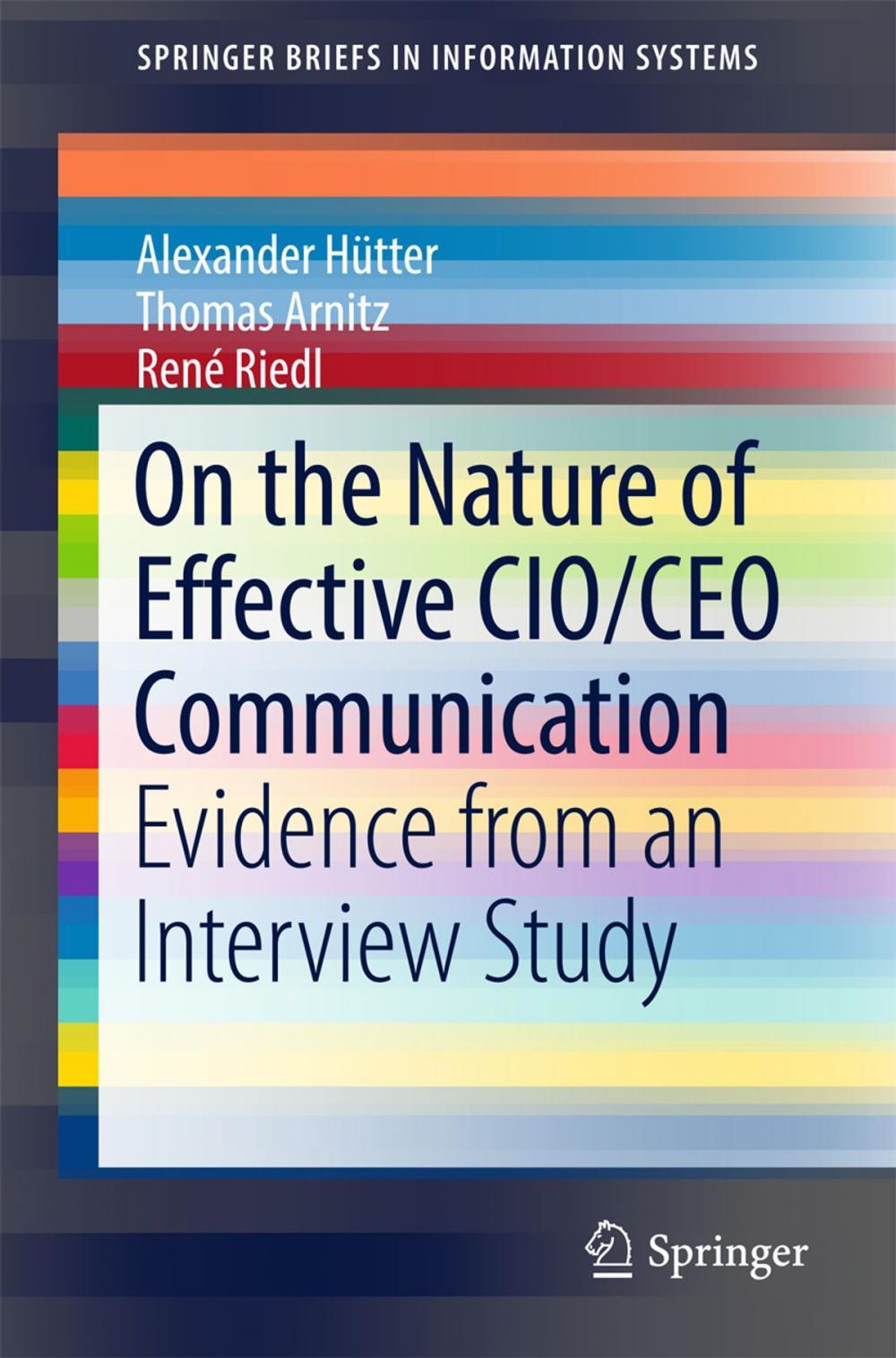 Big bigCover of On the Nature of Effective CIO/CEO Communication