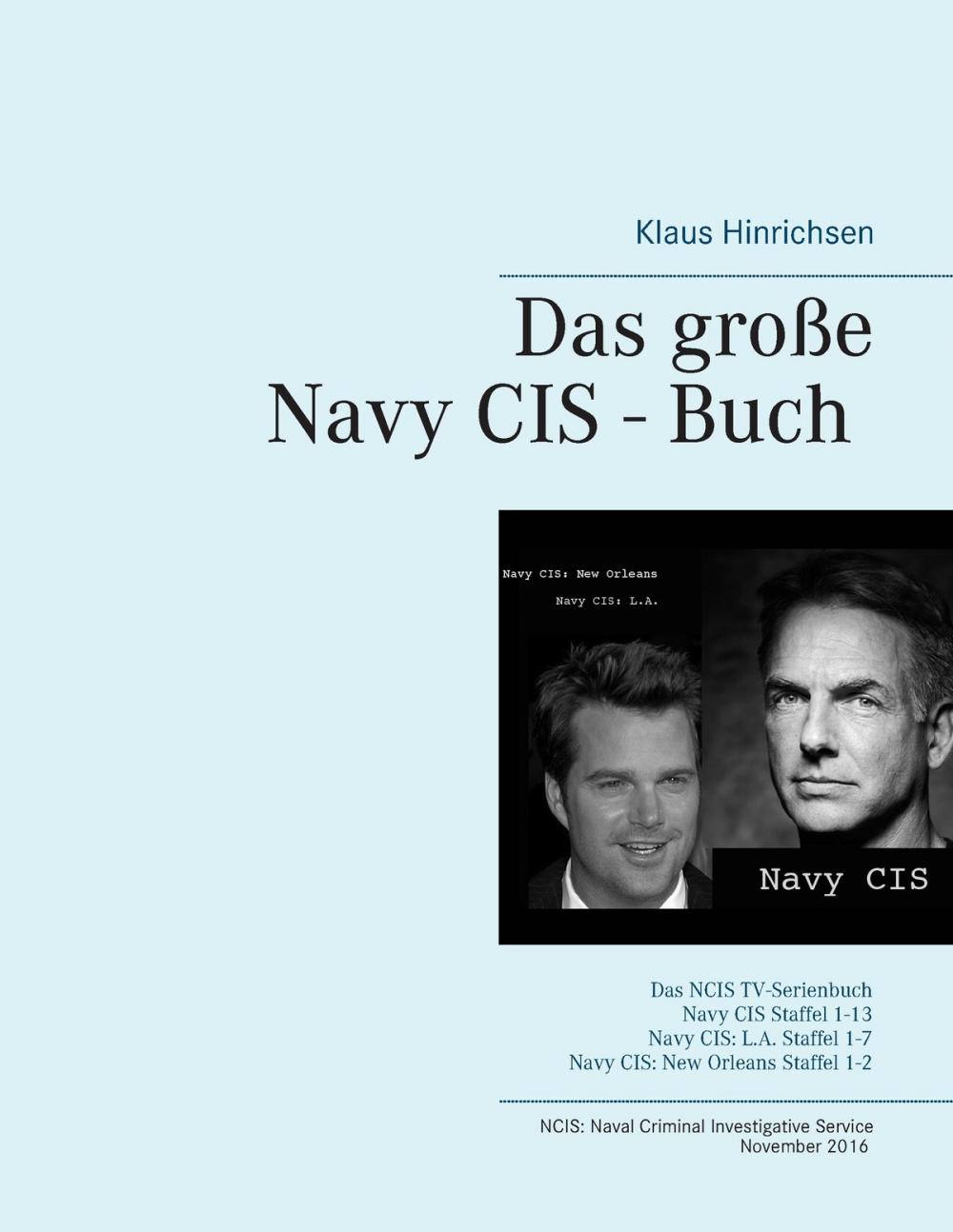 Big bigCover of Das große Navy CIS - Buch 2016
