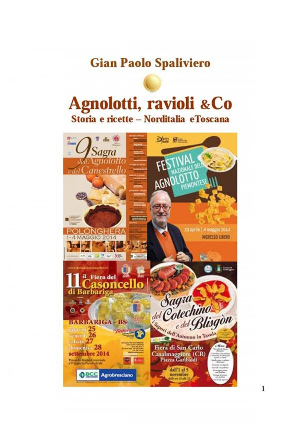 Big bigCover of Agnolotti, ravioli & Co - Storia e ricette - Norditalia e Toscana
