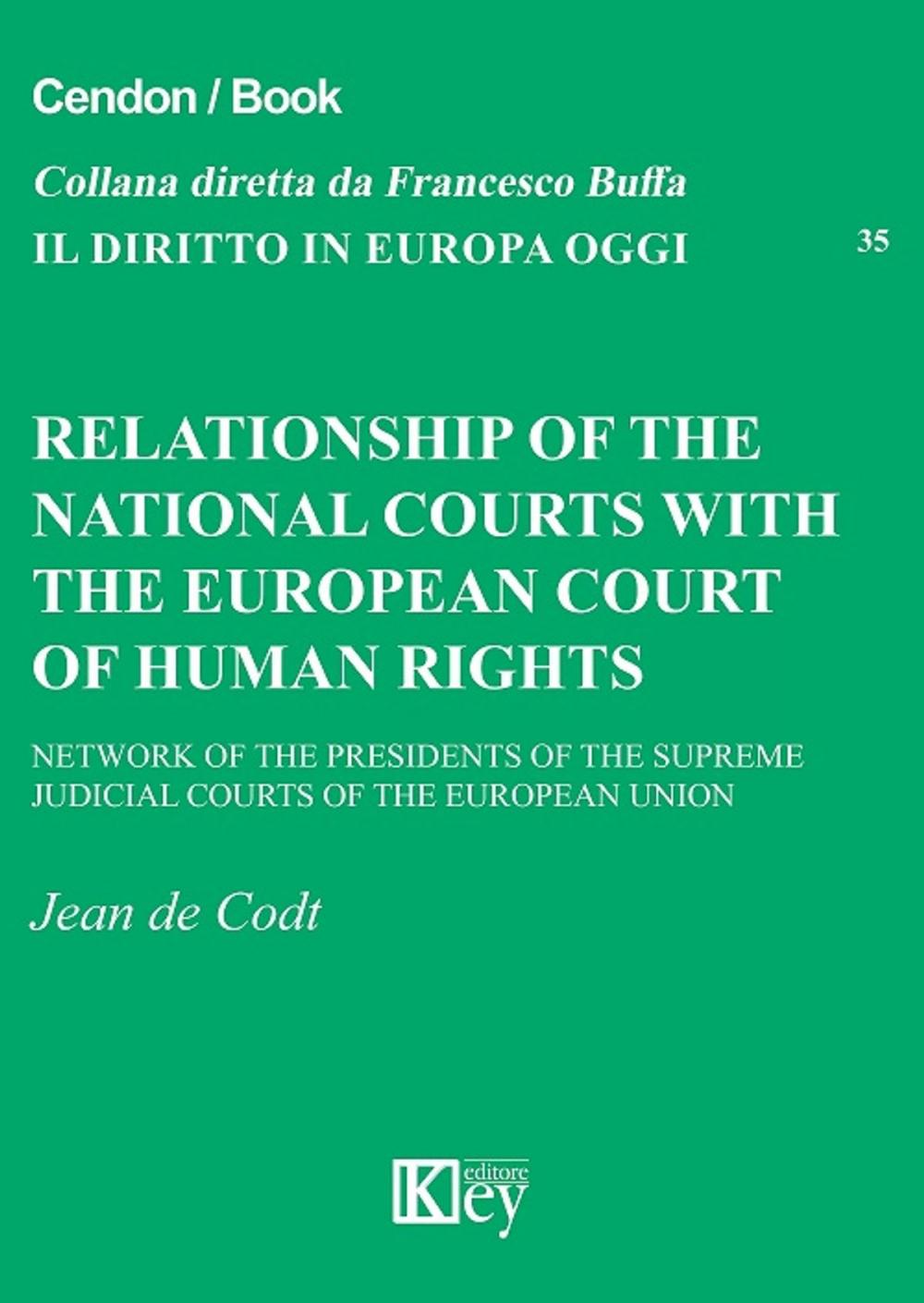 Big bigCover of RELATIONSHIP OF THE NATIONAL COURTS WITH THE EUROPEAN COURT OF HUMAN RIGHTS