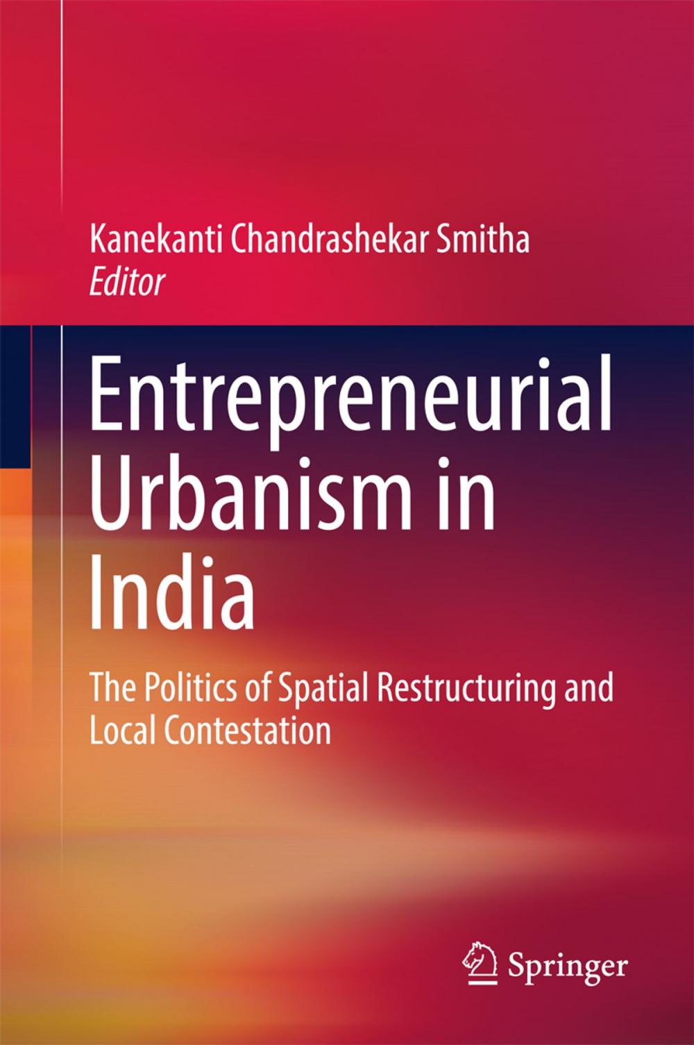Big bigCover of Entrepreneurial Urbanism in India