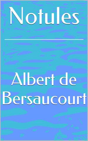 Cover of the book Notules by Honoré de Balzac
