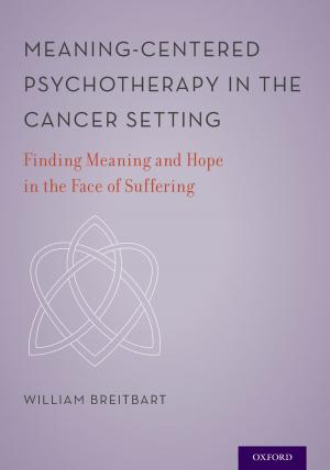 Cover of Meaning-Centered Psychotherapy in the Cancer Setting