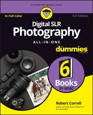 Cover of the book Digital SLR Photography All-in-One For Dummies by Tina Raked