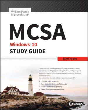 Cover of the book MCSA Windows 10 Study Guide by Mario E. Lacouture