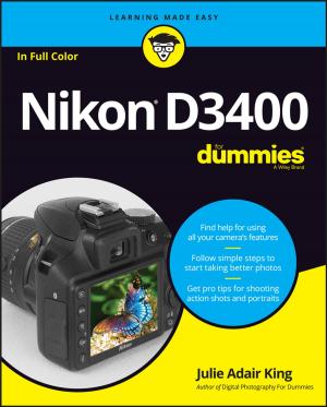 Cover of the book Nikon D3400 For Dummies by Venkat Srinivasan