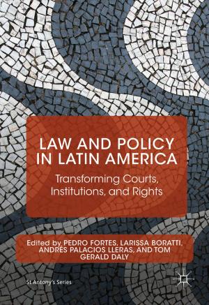 Cover of the book Law and Policy in Latin America by C. Skelcher, Helen Sullivan, S. Jeffares