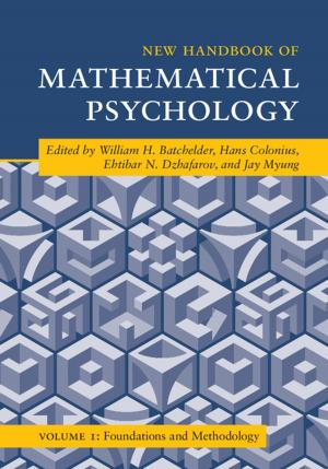 Cover of the book New Handbook of Mathematical Psychology: Volume 1, Foundations and Methodology by Christopher R. W. Dietrich