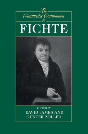 Cover of the book The Cambridge Companion to Fichte by John P. Anderson