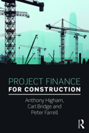 Cover of the book Project Finance for Construction by Finlay MacRitchie