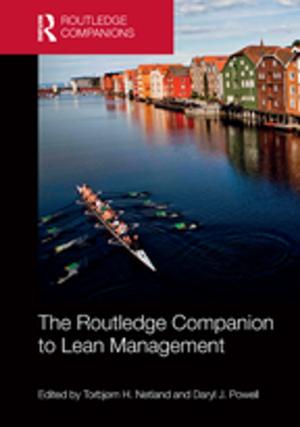 Cover of the book The Routledge Companion to Lean Management by 