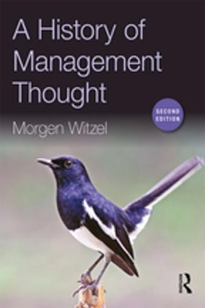 Book cover of A History of Management Thought