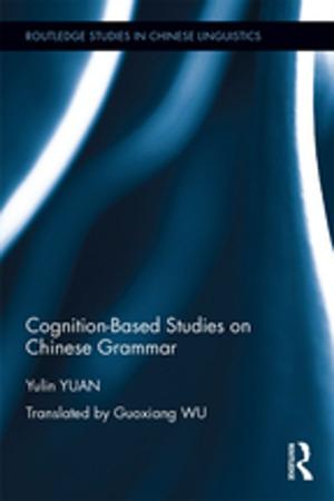 Book cover of Cognition-Based Studies on Chinese Grammar