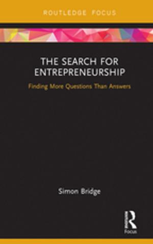 Book cover of The Search for Entrepreneurship