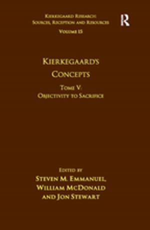 Book cover of Volume 15, Tome V: Kierkegaard's Concepts