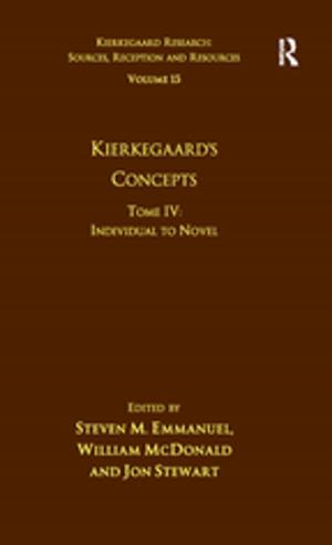 Book cover of Volume 15, Tome IV: Kierkegaard's Concepts
