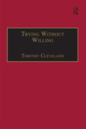 Cover of the book Trying Without Willing by M.R.D. Foot