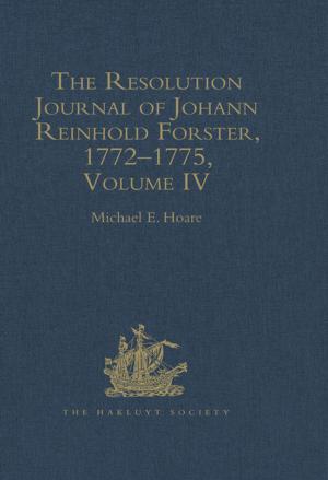 Cover of the book The Resolution Journal of Johann Reinhold Forster, 1772–1775 by Rositsa T. Ilieva