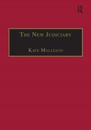 Cover of the book The New Judiciary by Katharina L. Meissner