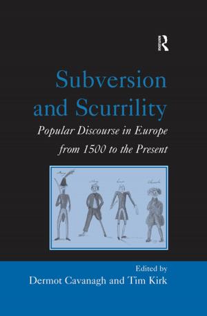 Book cover of Subversion and Scurrility