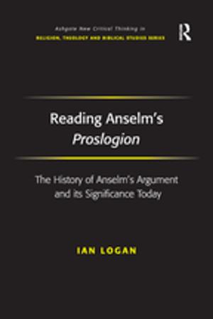 Cover of the book Reading Anselm's Proslogion by Eran Halperin