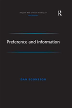 bigCover of the book Preference and Information by 