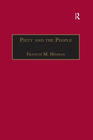 Cover of the book Piety and the People by Marie-Claire Cordonier Segger
