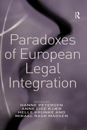 Book cover of Paradoxes of European Legal Integration