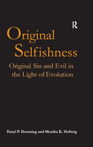 Cover of the book Original Selfishness by Robert Picciotto