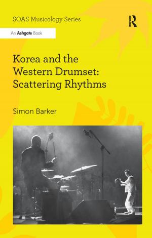 Cover of the book Korea and the Western Drumset: Scattering Rhythms by Jonathan Gabay