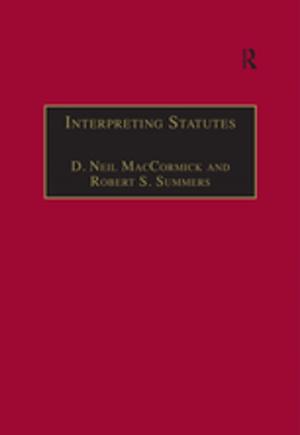 Book cover of Interpreting Statutes