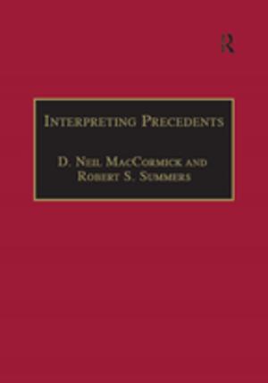 Cover of the book Interpreting Precedents by Cox, Bill