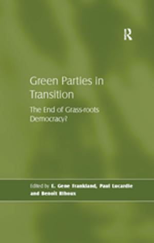Cover of the book Green Parties in Transition by Andrew Miles, Mike Savage