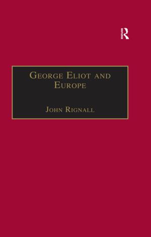 Cover of the book George Eliot and Europe by Jacques Lacan