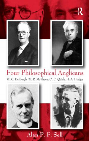 Cover of the book Four Philosophical Anglicans by Christopher M. Doran