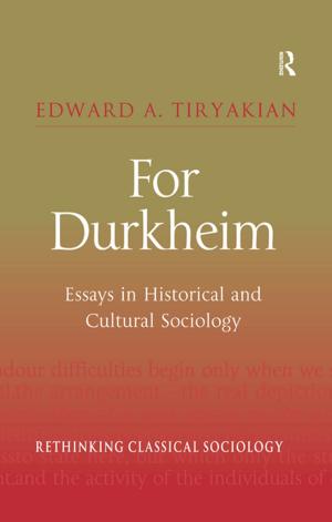 Cover of the book For Durkheim by Federico M. Rossi, Marisa von Bülow